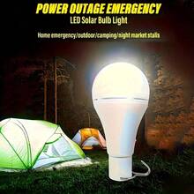 2 Pack Solar Bulb Lights -Hanging LED Globe Lamps WithHook, Waterproof Solar Powered Outdoor Indoor LightingFor Camping,Patio, Garden,Emergency, Party Decor - Màu trắng ấm áp - Xem 8