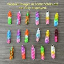 1/12/36pcs Random Color Creative Keychain Pendant, Ideal Gift For Friends And Family, Perfect For Daily Matching, Suitable For Any Occasion Or Holiday, Suitable For Backpack Enthusiasts, Art Lovers, Easter, Autumn Home Decor, Christmas Decor, Room Decor - Multicolor - View 5