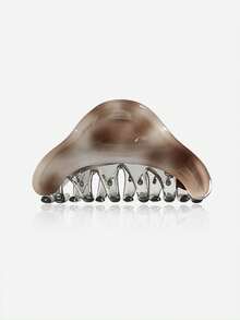 1个复古撞色发夹，百搭女士发饰，半长发夹垂于脑后，高品质发爪头饰，法式精致发爪夹，炫彩甜美发夹，百搭简约可爱发夹头饰，女士配饰，女士发饰，送给朋友和老师的最佳生日礼物，冬季发夹，夏季海滩度假必备 - 彩色 - 查看 7