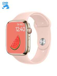 Reloj Inteligente T30 ULTRA, Estilo Moderno, Pantalla de 4.9cm , Cierre Desplegable, Carga Magnética, Batería de Polímero de Litio de 220mAh, Batería Recargable, con Pantalla Táctil Completa, Llamadas Inalámbricas, Monitoreo del Sueño, Recordatorio de Sedentarismo, Modo Multideporte, Esfera Personalizada, Rechazo de Llamadas, Asistente de Voz, Calorías, Distancia, Podómetro, Pronóstico del Tiempo, para Hombres, Mujeres, Regalo - Rosa - Ver 11