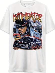 Black Rabbit 90s Racing Intimidator Earnhardt Raise  Praise Dale Retro Uni T-Shirt - 款式24 - 查看 1