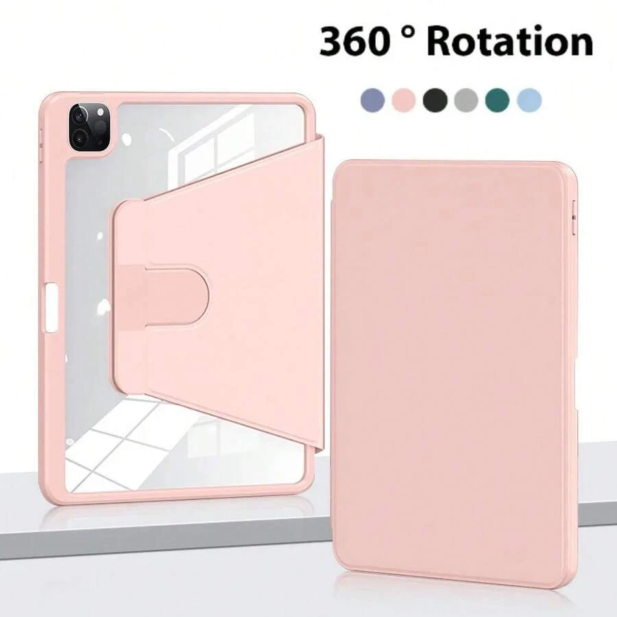 Acrylic Case With 720 Rotation Magnetic For IPad 7/8/9/10/11 Generation 10.9 10.2 / TAB A9 PLUS X210 X215 / REDMI PAD 2 / REDMI PAD SE 11* - 顏色隨機 - 查看 1