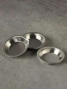 12 Pcs Stainless Steel Paint Palette Set, Round Paint Mixing Palette Trays With Easy-Pour Spout & Lightweight Design - Artist-Grade Watercolor Palettes For Acrylic, Oil Paints, Ideal For Artists & Hobbyists, Paint Palette Tray, Artistic Supplies, Sleek Metallic Finish