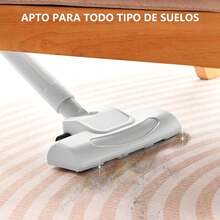 TECHVIDA Aspiradora Inalambrica, 11Kpa Aspiradora de Mano Potente, 4 En 1 Aspiradora Vertical, 120 Minutos de Funcionamiento, 220ml Depósito de Polvo Extraíble, para Alfombras y Suelos Duros - 1 - Ver 3