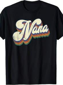 Nana Gifts For Grandma Retro Vintage Mother's Day Nana T-Shirt - 款式5 - 查看 1