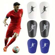 1 Pair Mini Soccer Shin Guards, Unisex, Thick, Lightweight, Compact, Comfortable Fit For All Seasons - Play Soccer - View 2