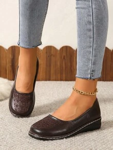 Women Flats - 棕色 - 查看 9