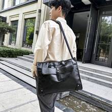 Men's Casual Sports Shoulder Bag, Minimalist Business Briefcase, Lightweight Commercial Messenger Bag, Fashionable Handbag, Suitable For Daily Commute, Travel, And Business Trips Vintage Laptop