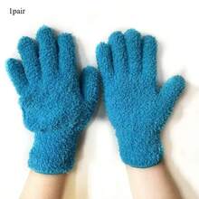 1 Pair Super Microfiber Plant Duster Gloves - Soft Blue Cleaning Gloves, Suitable For Indoor Plants, Blinds, Furniture And Home Surfaces, Gentle Leaf Care And Dusting, Indoor Cleaning Gloves | Comfortable Fitted Gloves | Gentle Cleaning Material, Cleaning Gloves - Multicolor - View 16