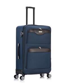 Sanzheng Luggage Set 4 Piece Lightweight Expandable Softside Suitcases With Spinner Wheels, Travel Set With Normal Lock (20" 26" 28" 32") - Royal Blue - View 4