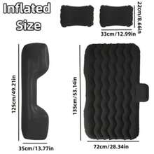 53.14inch Inflatable Car Air Mattress, Mattress, Camping Mattress, Sleeping Pad And Mattress, Folding Bed, Portable Outdoor Camping Mattress, Essential For Holidays, Vacations, Summer And Travel,Camping, Folding Mat, Gifts