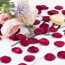 1000 pétalos de rosa artificiales, disponibles en 4 colores: rojo/blanco/azul/rosa, adecuados para bodas, regalos del Día de San Valentín, decoración de celebraciones, decoración del hogar, decoración de otoño - Multicolor - Ver 10
