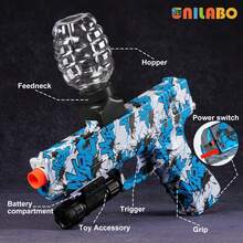 unilabo 2025 New Electric Blaster Gun Toy - High Precision Shooting Toy With Goggles | Suitable For Outdoor Fun Party Games - Ideal Festival Birthday GiftS For Boys Girls(No Bullets) - Multicolor - View 6