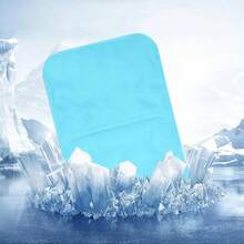 Almohadilla De Enfriamiento Para Almohada, Almohadilla De Enfriamiento Para Lesiones, Perfecta Para Sudores Nocturnos, Migraas, Fiebre, Sofocos, Se Coloca Sobre La Almohada, ReutilizableVer - verde - Ver 8