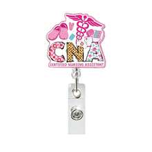 1pc NURSE + Syringe Retractable Badge Reel, Nurse/Doctor Gift - Multicolor - View 15