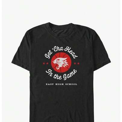 Camiseta de High School Musical "Cabeza en el juego"Algodón de 1419 g: duradero y transpirable, ideal para viajes, brunch de fin de semana, viernes informal, oficina o recados diarios. Comodidad con estilo para todas las edades. Un regalo para novio, novia, mamá, papá o amantes de la calidad y el estilo. Conjuntos de otoño para mujer. Conjuntos de vacaciones para mujer. Disfraz de Halloween para mujer.