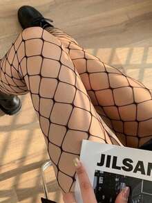 Best-Selling Thickened Toe Mesh Over-The-Knee Socks - Mesh Design, Perfect Match For Sexy Ripped Jeans