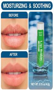40 Pack Natural Lip Balm Bulk With Vitamin E And Coconut Oil - Moisturizing Dry Cracked Lips, Mini Chap Stick Gifts For Kids Women Men- 10 Flavors - Non-GMO - Pretty Perfect - 查看 4