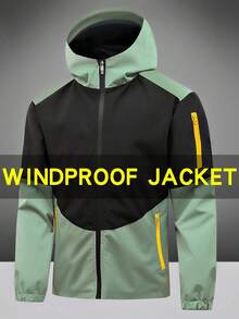 Giacca softshell con cappuccio da uomo per uso all'aperto, adatta per escursionismo, arrampicata, avventura, per tutte le stagioni