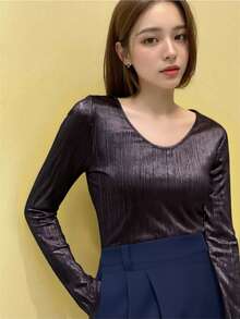 Women T-Shirts - 摩卡棕 - 查看 1