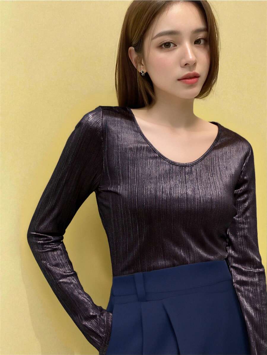 Women T-Shirts - 摩卡棕 - 查看 1