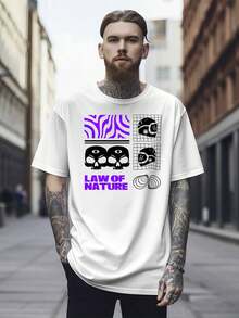 Men T-Shirts - 白色 - 查看 2