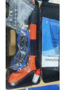 Manual Steel Nail 4-Speed Adjustable Wall Nail Gun, Concrete Nail Gun, Manual Steel Nail Gun, Wall Fastening Power Tool, Mini Nail Jet Machine, Home DIY Woodworking Tool (Nail-Free) Tool