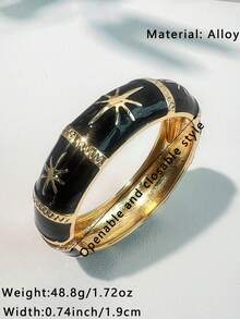 1 pieza Brazalete versátil de mujer con bloques de color, diseño multielemental adecuado para festivales, fiestas, vacaciones y uso diario, gran regalo - Multicolor D - Ver 19