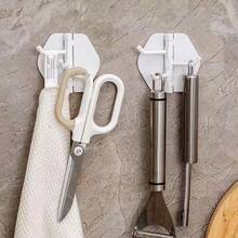 1 pieza Gancho de esquina sin costuras, colgador de almacenamiento interior listo para primavera y verano para baño y cocina, soporte sin taladro para llaves, gafas y entradas, montaje adhesivo resistente para gabinetes y paredes, organizador ahorra espacio para toallas, joyas, bolsos, gafas de sol y pequeños accesorios en espacios de vida compactos - Multicolor - Ver 1