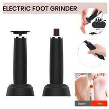 Wired Foot Scrubber, Foot Dead Skin Remover, USB Rechargeable, Adjustable Speed, Multi-Level Display, Suitable For Both Men And Women To Remove Dry Skin And Calluses - Black - View 6