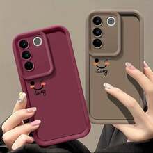 Expression Compatible A12/A13/A14/A23/A52/A34/A54 Full Body Protective Phone Case Compatible With Samsung Galaxy S20/S21/S22/S23 Ultra - Burgundy - View 3