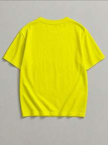 Men's 100% Cotton 30.1 Cruz T-Shirt New Release Same Day Shipping - 黃色 - 查看 2