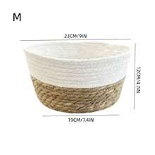 3PCS Straw Pot, Minmalist Soiid Coior Plant Container For Home