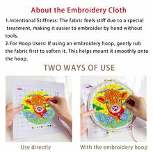 1 Set Floral Cross Stitch Kit, DIY Embroidery Materials, Multiple Options (Pink Floral, Rose & Lily, Purple Bouquet), Includes Embroidery Hoop, Scissors, Threader, 11CT Fabric, Needles, Home Decor Creative Gift