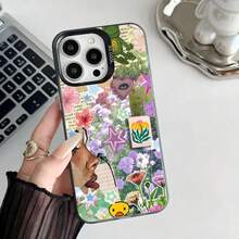 Custodia per telefono con dipinto ad olio retrò stile Van Gogh, compatibile con 16 Pro Max, 15, 14, 13, 12, 11, XR, XS, X, 7, 8 Plus, cover di lusso opaca con effetto laser, compatibile con modelli Galaxy S17, S17 Pro, S17 Pro Max