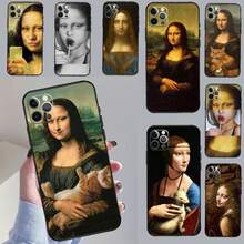 Leonardo da Vinci Mona Lisa Art Covercompatible with OPPO Reno 14 13 12 11 10 Pro 8T 11F 12F 13F 14F 7 8 Lite OPPO Find X8 X6 X5 Pro Case,Covercompatible with  17 Hülle, 17 pro Hülle, 17 promax Hülle