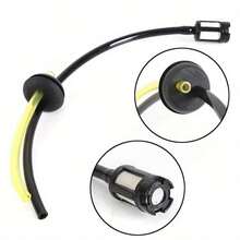 3 piezas de repuesto de manguera de combustible y filtro de gasolina para desbrozadora, recortadora de césped, cortadora de césped y barrena de suelo