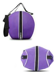 Bolsa deportiva con capacidad para 7# balones, de material de poliéster, con correa de hombro individual/doble, de mano y bandolera, para almacenamiento de equipamiento de entrenamiento de baloncesto, fútbol y voleibol para hombres y mujeres - Multicolor - Ver 5