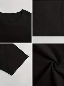 Camiseta del Signo Zodiacal Acuario para Hombres y Mujeres (Nacidos en Enero-Febrero) - Camiseta de Algodón Grueso de 180 g/m² con Fechas del Acuario y Frases, Camiseta Casual Unisex para Regalos de Cumpleaños, Ropa Casual (Tallas S-XX) - Ropa Cómoda con Temática Zodiacal, TALLAS GRANDES - Negro - Ver 5