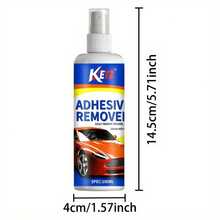 粘合剂去除剂，溶解汽车玻璃和油漆上的粘合剂，轻松去除胶水、标签、贴纸残留物，便携式喷雾粘合剂去除套装 - 100ml - 查看 10