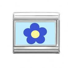 1pc DIY Photo Modular Bracelet, Decorated With Flower, Shell, Heart, Eye, Ocean Elements, Suitable As Party Gift For Friends/Couples, Applicable For Christmas, New Year, Halloween, Valentine's Day, Charming Design, Stainless Steel Jewelry, Local , Practical & Fashionable, Christmas & Halloween Essential, Autumn Tone, Christmas Style