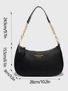 [US-Based Shipping]Fashion Underarm Bag New Style Single-Shoulder Tote Bag Textured Color-Blocking Work Small Handbag, Hot-Selling Vintage Bag High-End Solid Color Underarm Bag Large Capacity Commuter Crossbody Women's Bag, Retro Casual Minimalist Korean-Style Solid Color Textured Commuter Crossbody Underarm Bag For Women, Niche Design Unique Chic Casual Crossbody Bag Fashionable Shoulder Bag For Women, Large Capacity Retro New Arrival Casual Minimalist Korean-Style Solid Color Textured Commuter Solid Color Crossbody Underarm Bag For Women, Underarm Bag Fashionable Shoulder Handbag, Textured Women's Spring Grapefruit-Patterned Work Small Handbag.Mochilas,Tote Bags For Women,Designer Handbags,Bags For Women,Bolsas Elegantes Para Mujer,Carteras Para Mujer,Cross Body Bag,Tote Bags For Women,Bolsos,Purse For Woman.Women's Fall Clothing Winter Clothing Christmas Halloween Gift. - 黑色 - 查看 10