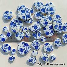100g/3.53oz Assorted DIY Mosaic Ceramic Pieces, Containing Different Shapes And Styles Of Mosaic Ceramic Fragments Such As Cracked Circles, Teardrops, Ovals, Etc. The Colorful Mosaic Tiles Mixed Together Are Ideal For DIY Mural Creation, Tables, Steps, Door Frames, Wall Decor, Vases, Frames, Indoor Home Decor And Outdoor Garden Decoration. An Ideal DIY Craft Material For Home Decor Creators. - Multicolor - View 9