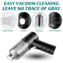 Car Vacuum Cleaner - Black - View 5