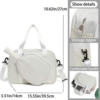 2025新款男女通用时尚轻便大容量匹克球背包，专业运动球拍包