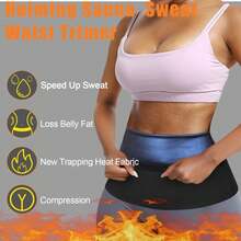 1 szt. Pas sportowy, pas do sauny do jogi i fitnessu, pas pocący się na skurcze brzucha, joga, ćwiczenia, pas modelujący do sauny, ochronny pas pocący się, pas do biegania i modelowania sylwetki