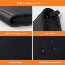 Top Loader Binder 4 Pocket Holds 96 Cards,  Binder Fit 3x 4 Top Loader, Trading Card Holder Album Fit MTG, TCG, Sports Cards, 10 S Included, Pink - 4 Túi - 96 Khe - Đen - Xem 5