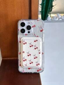 2 件可爱透明花卉、樱花、蝴蝶结设计磁性无线充电手机壳，兼容 11/11 Pro/11 Pro Max/12/12 Pro/12 Pro Max/12 Mini/13/13 Pro/13 Pro Max/14/14 Pro/14 Pro Max/14 Plus/15/15 Pro/15 Pro Max/15 Plus/16/16 Pro/16 Pro Max/16 Plus/17/17 Pro/17 Pro Max/17 Air，带卡夹和钱包后盖 - 彩色 - 查看 3