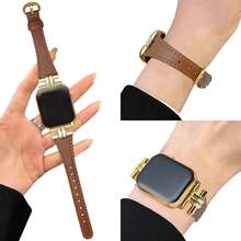 Melard Leather Strap Compatible With 38/40/41/42/44/45/46/49mm, Compatible With Apple Watch Strap Ultra/Se11/10/9/8/7/6/5/4/3/2/1