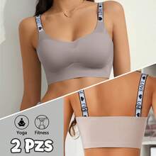 Women's Sports Sets: Bras And Leggings Matching For The GYM Comfortable Brassieres Without Steel Ring